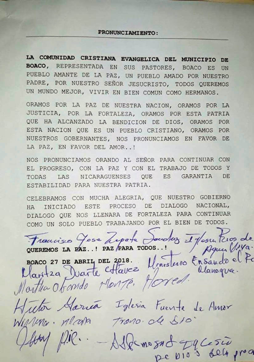 PRONUNCIAMIENTOS